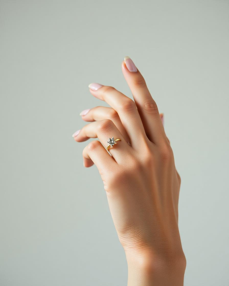 Editorial hand model