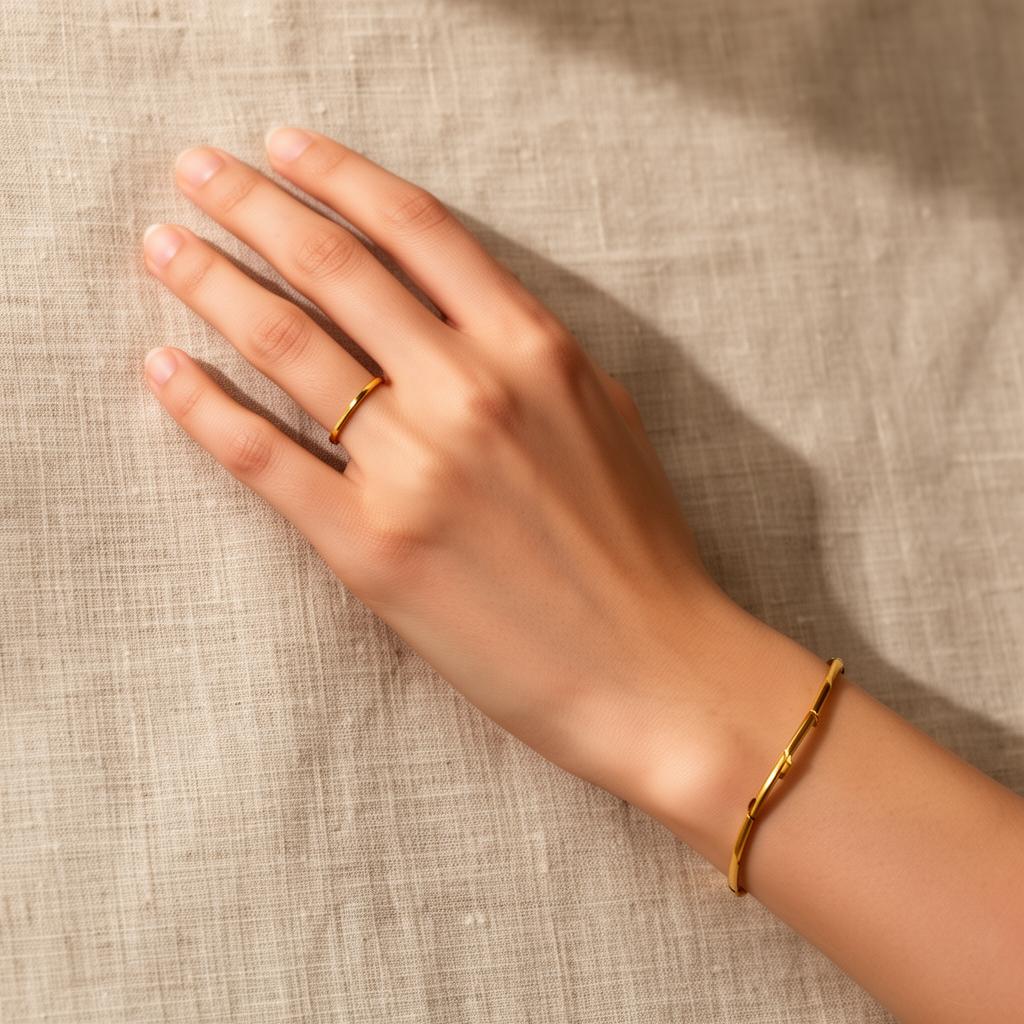 On-model hand