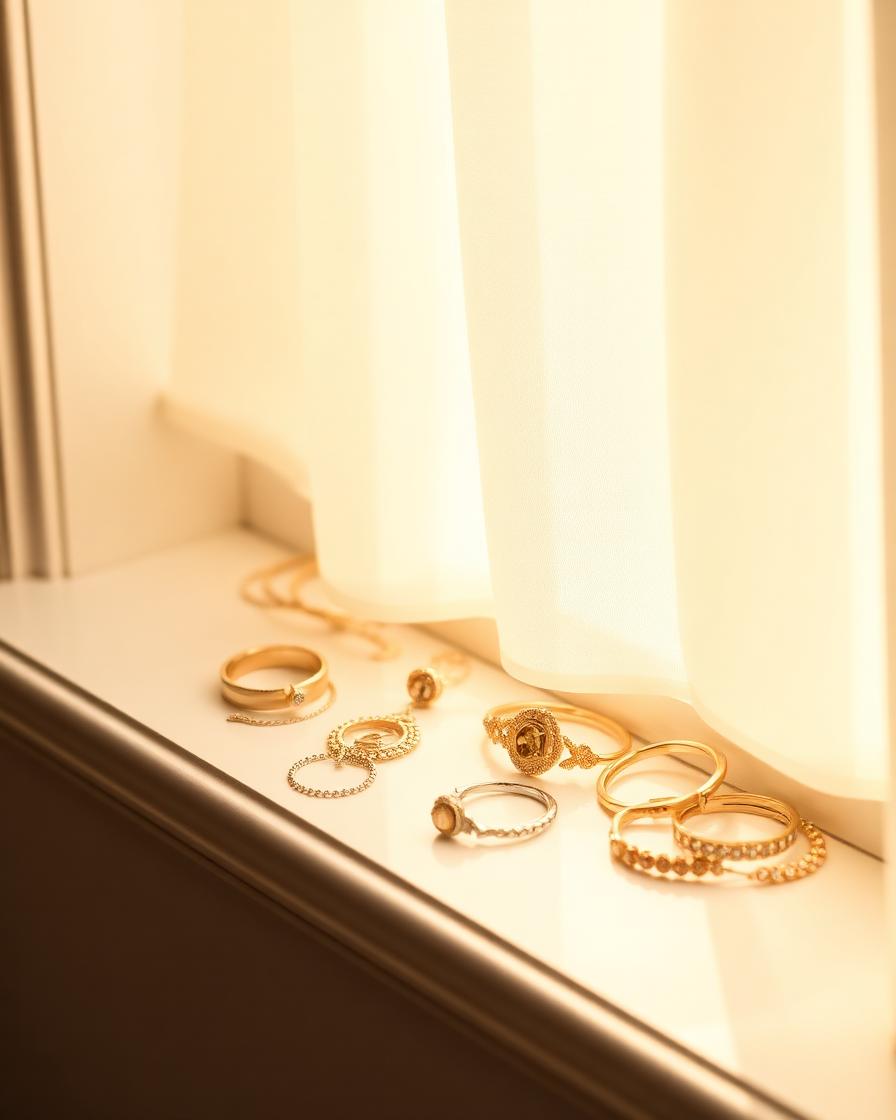 Sunlit windowsill